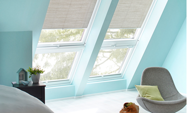 Dachflächenplissees